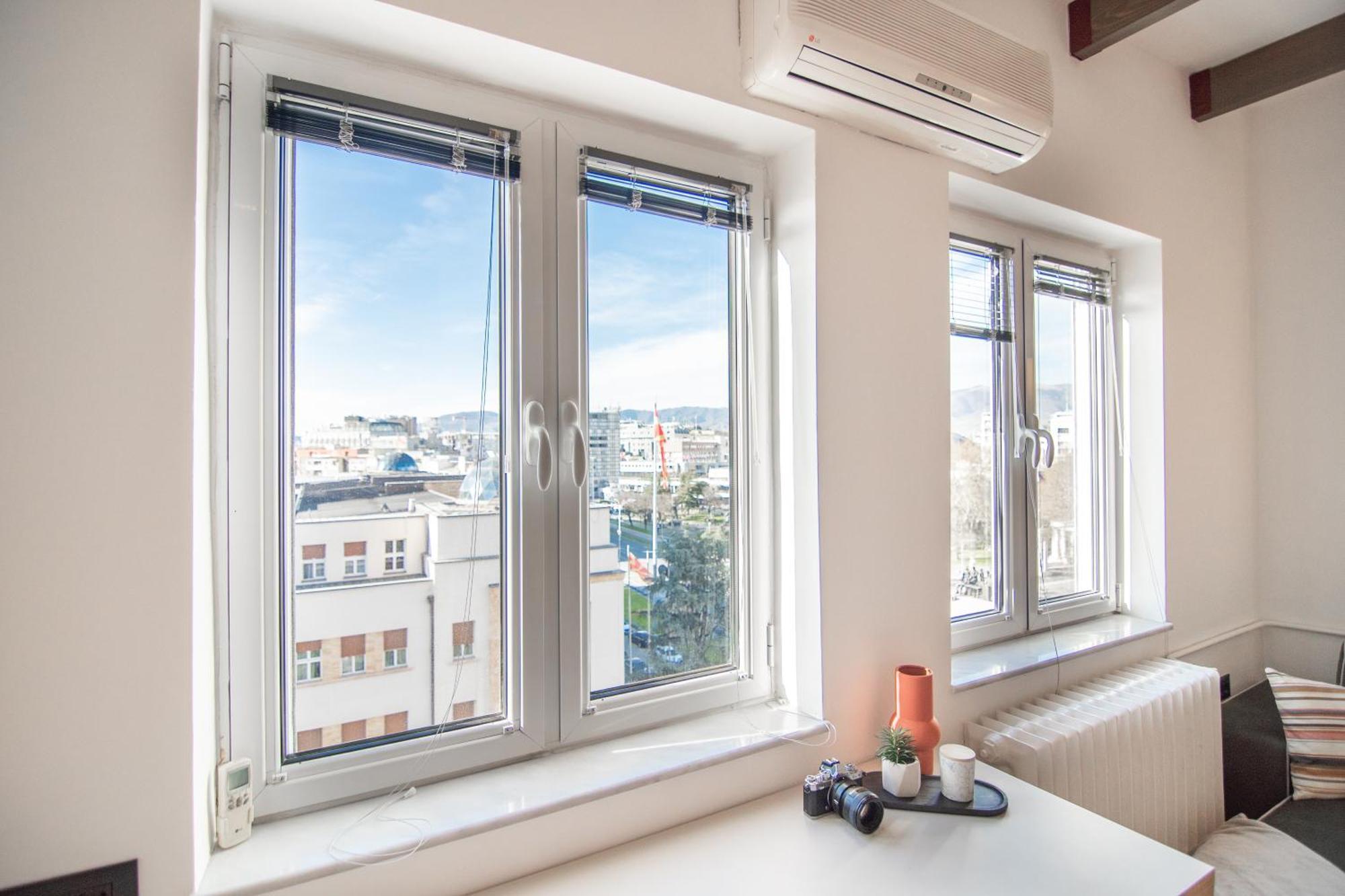Dimov Center Apartment Skopje Bagian luar foto